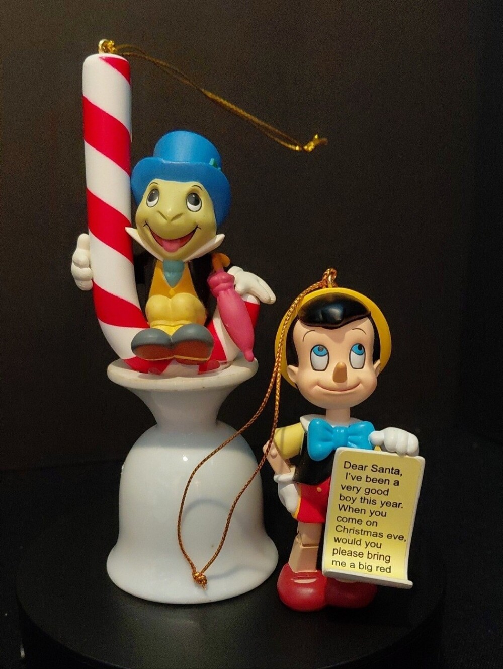 GROLIER CHRISTMAS MAGIC DISNEY COLLECTABLE ORNAMENT LOT